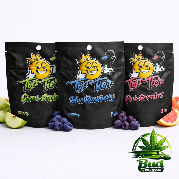 Top Tier 2500mg Infused Gummies