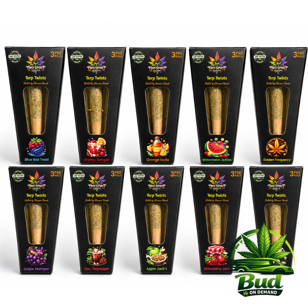 Terp Twists Infused Pre-Rolls Cannabis High Potency
